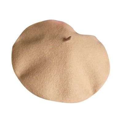 Classic French erets for Baby Girls Solid Wool Blend Artist eanie Cap Toddler Winter Warm Beret (Beige, One Size)