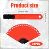 XIHIRCD 24pcs Reflective Trail Markers, Trail Markers with Clips Day & Night Hunting Reflector Trail Markers Trail Marking Tacks for Outdoor Hiking Camping Hunting (Fluorescent Orange) view 2