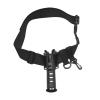 Fishing Waist Belt Rod Holder with Portable Pole Inserter, Boat Fishing Equipment, Stand up Harness Waist Rod Pole Holder Waist Wading Belts (Black) view 1