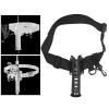 Fishing Waist Belt Rod Holder with Portable Pole Inserter, Boat Fishing Equipment, Stand up Harness Waist Rod Pole Holder Waist Wading Belts (Black) view 4