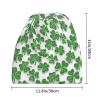 ASYG Funny St.Patrick's Day Multifunction Beanie Hats for Men Women Shamrock Hat Warm Winter Knit Hats Cap Unisex view 3
