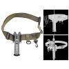 Fishing Waist Belt Rod Holder with Portable Pole Inserter, Boat Fishing Equipment, Stand up Harness Waist Rod Pole Holder Waist Wading Belts (Green) view 3
