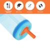 4pcs Replacement Bite Valve for Zak Designs Kelso 15 oz, Silicone Mouthpiece BPA Free Reusable Straw Cup Accessories Compatible with Zak Kids Water Bottles, Orange view 3