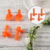 4pcs Replacement Bite Valve for Zak Designs Kelso 15 oz, Silicone Mouthpiece BPA Free Reusable Straw Cup Accessories Compatible with Zak Kids Water Bottles, Orange view 4