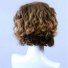 Mens Wigs Golden Short Curly Cosplay Wig Halloween Costume Wigs Layered Fluffy Hairpiece False Wig view 3