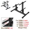 ZAQYCM Small Olympic Bumper Weight Rack, Space-Saving 6-peg Home Gym Weight Plate Holder for 1 or 2 Inch Plates, Metal Steel Barbell Holder Floor Stand, Black Olympic Weight Plate Rack Holder view 4