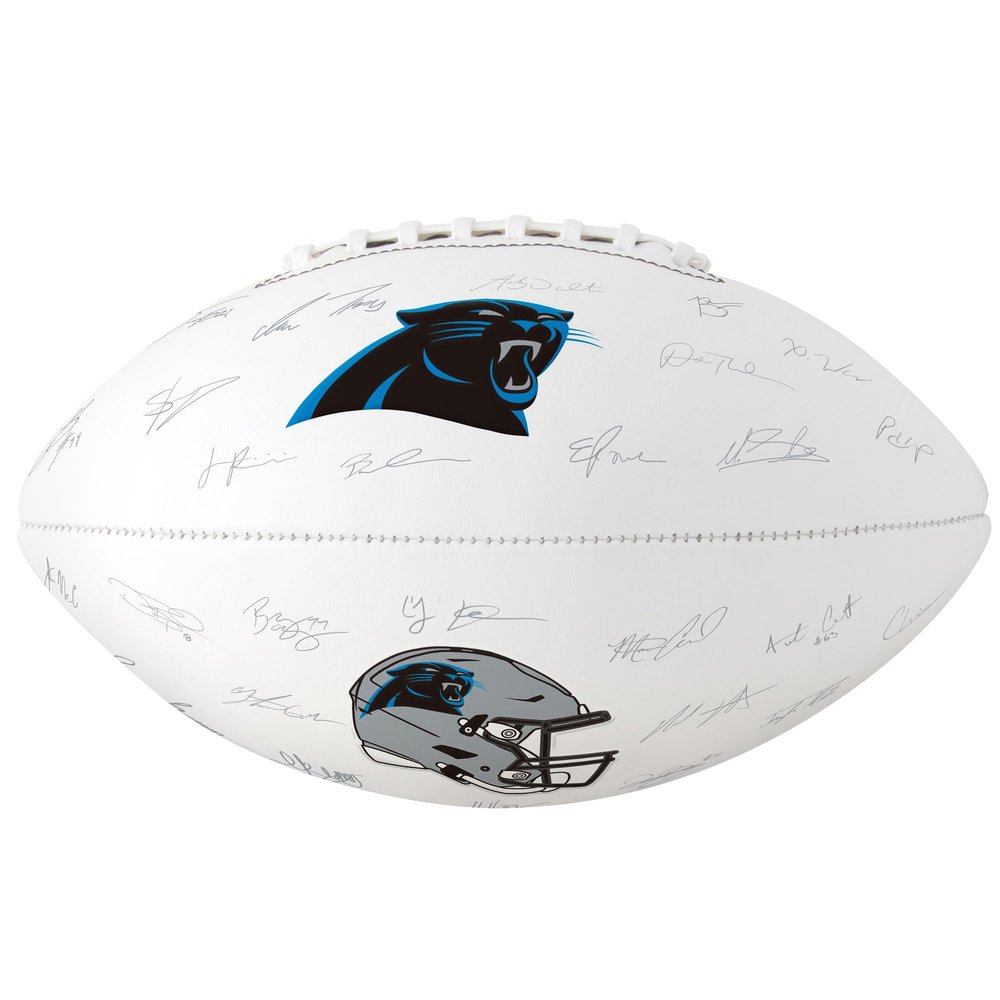 logobrands Carolina Panthers Autograph Signature Football