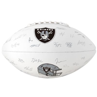 logobrands Las Vegas Raiders Autograph Signature Football