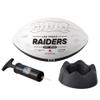 logobrands Las Vegas Raiders Autograph Signature Football view 3