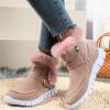 Winter Shoes For Women 2022 Trendy Heels Womens Warm Fur Lined Winter Snow Boots Outdoor Booties Casual Fashion Trendy Comfortable Fuzzy Shoes for Women 2022 view 3