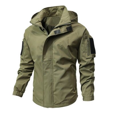 Men's Winter Ski Snow Jacket Mountain Waterproof Windproof Rain Jacket Green