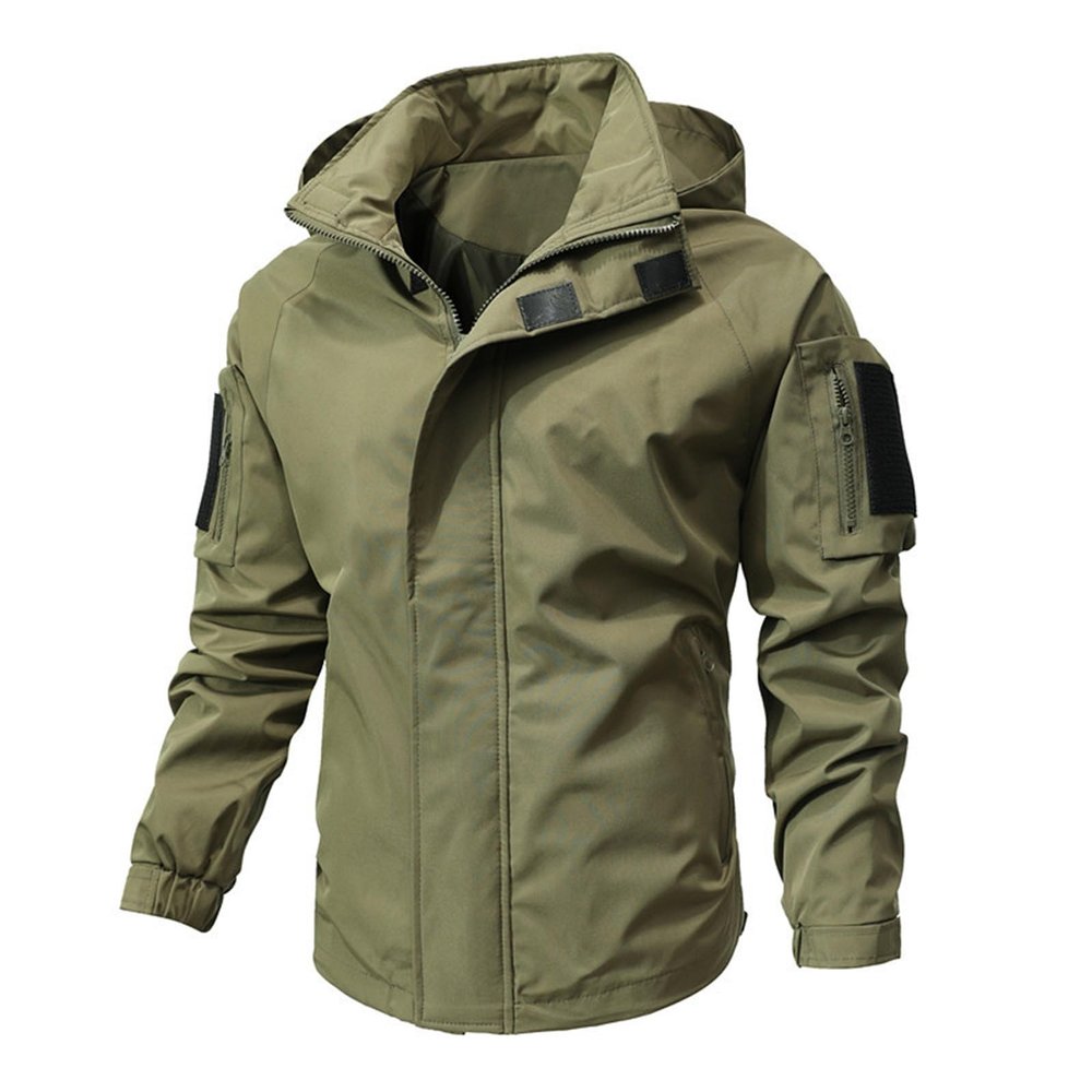 Men's Winter Ski Snow Jacket Mountain Waterproof Windproof Rain Jacket Green
