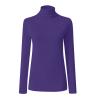 Thermal Underwear for Women Fleece Lined Cold Weather Base Layer Mock Neck Long Sleeve Top Slim Fit Thermal Shirts view 3