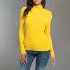 Thermal Underwear for Women Fleece Lined Cold Weather Base Layer Mock Neck Long Sleeve Top Slim Fit Thermal Shirts view 2