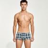 BreakEgg Men's Boxer Shorts Underwear Classic Fit Woven Boxer Shorts Moisture Wicking Men's Boxershorts for Active Lifestyle (Blue,Medium) view 2