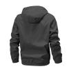 ZYXTIM Men's Waterproof Rain Jacket Outdoor Lightweight Softshell Raincoat for Hiking Travel view 2