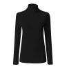 Thermal Underwear for Women Fleece Lined Cold Weather Base Layer Mock Neck Long Sleeve Top Slim Fit Thermal Shirts view 3