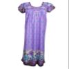 Mogul Interior Caftan Maxi Dress, Caftan, Boho Purple Floral Nightgown M view 1