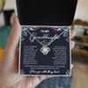 To My Granddaughter Necklace From Grandma, Granddaughter Gift From Grandpa, Granddaughters Necklace With Message Card And Gift Box, Graduation Anniversary Christmas Birthday Gifts For Granddaughters view 2