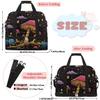 Magic Mushroom Galaxy Travel Duffel Bag with Foldable Shoe Compartment Shoulder Tote Travel Weekend Bag Sports Gym Overnight Bags view 2