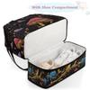 Magic Mushroom Galaxy Travel Duffel Bag with Foldable Shoe Compartment Shoulder Tote Travel Weekend Bag Sports Gym Overnight Bags view 4