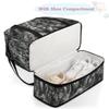 Abstract Camo Cat Travel Duffel Bag with Foldable Shoe Compartment Shoulder Tote Travel Weekend Bag Sports Gym Overnight Bags view 4