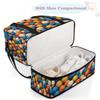 Baseball Print Ball Theme Travel Duffel Bag with Foldable Shoe Compartment Shoulder Tote Travel Weekend Bag Sports Gym Overnight Bags view 4