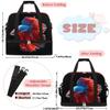 Animal Fighting Fish Travel Duffel Bag with Foldable Shoe Compartment Shoulder Tote Travel Weekend Bag Sports Gym Overnight Bags view 2