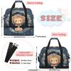Cute Animal Lion Travel Duffel Bag with Foldable Shoe Compartment Shoulder Tote Travel Weekend Bag Sports Gym Overnight Bags view 2