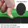 XPLKQXE Foldable Golf Hitting Mat, Artificial Turf Golf Putting Pad, Golf Hitting Training Aids, Portable Golf Chipping Game Training Aids Home Backyard Office (Color : Green-118.1x39.4in, Size : 8p view 4
