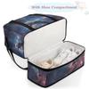 Animals Dolphin Galaxy Travel Duffel Bag with Foldable Shoe Compartment Shoulder Tote Travel Weekend Bag Sports Gym Overnight Bags view 4