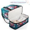 Flower Leaves Easter Eggs Travel Duffel Bag with Foldable Shoe Compartment Shoulder Tote Travel Weekend Bag Sports Gym Overnight Bags view 4