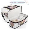 Easter Flower Eggs Rabbit Travel Duffel Bag with Foldable Shoe Compartment Shoulder Tote Travel Weekend Bag Sports Gym Overnight Bags view 4