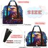 Dreamy Animal Eagles Travel Duffel Bag with Foldable Shoe Compartment Shoulder Tote Travel Weekend Bag Sports Gym Overnight Bags view 2