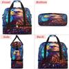 Dreamy Animal Eagles Travel Duffel Bag with Foldable Shoe Compartment Shoulder Tote Travel Weekend Bag Sports Gym Overnight Bags view 3