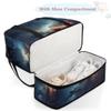Galaxy Sky Travel Duffel Bag with Foldable Shoe Compartment Shoulder Tote Travel Weekend Bag Sports Gym Overnight Bags view 4