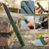 FORESAIL Flipper Pocket Folding Knife,DC53 Steel Blade and G10 Handle. With pocket clip and glass breaker,men's pocket knife hiking trip EDC tool Knife (Green Micarta Handle) view 3