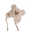 Baby Winter Hat Cute Bear Toddler Earflap eanie Warm Knit Cap for Kids Boys Girls Sherp Lined Cute (Beige, One Size) view 1