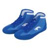 Boxing Shoes for Kids Sports Training Shoes Men's Wrestling Shoes Boys Girls High Top Boots (Blue, 8 Big Kids) view 1