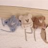 Baby Winter Hat Cute Bear Toddler Earflap eanie Warm Knit Cap for Kids Boys Girls Sherp Lined Cute (Khaki, One Size) view 2