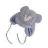 Baby Winter Hat Cute Bear Toddler Earflap eanie Warm Knit Cap for Kids Boys Girls Sherp Lined Cute (Blue, One Size) view 1