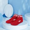 Boxing Shoes for Kids Sports Training Shoes Men's Wrestling Shoes Boys Girls High Top Boots (Red, 8.5 Big Kids) view 2