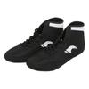 Boxing Shoes for Kids Sports Training Shoes Men's Wrestling Shoes Boys Girls High Top Boots (Black, 2.5 Big Kids) view 1