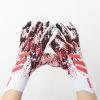 CarXs Soccer Goalkeeper Gloves Goalie Training Gloves Strong Grip Anti-Slip and Breathable for Adults and Children (Red,9) view 3