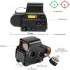 558 Red Dot Holographic Sight Scope and G33 Magnifying Glass,Red Dot Holographic Reflex Sight and Magnifier Combo.(Black). (11) view 3