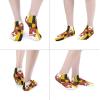 Maryland State Paisley Flag Print Socks 5 Pairs Low Cut Ankle Athletic No Show Socks for Men Women view 4