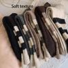 2 Pairs Of Fall And Winter Bar Thermal Socks Sports Socks Soft Simple Cotton Women's Socks view 4