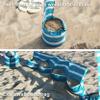 AMMSUN Beach Cabana, 6.2'6.2' Beach Canopy, Easy Set up and Take Down, Cabana Tent with Sand Pockets, Instant Sun Shade with Side Wall, Turquoise view 4