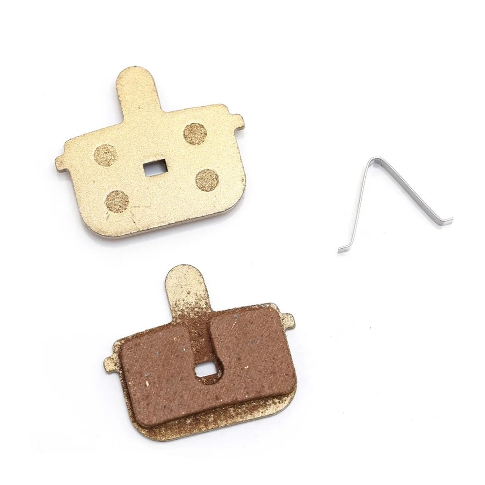 Brake Pads Compatible with Kugoo G Booster Electric Scooter Rectangular Hollow Brake Calipers Semi Metal Cycling Parts 1 Pair (Color : 1 Pair All Metal)