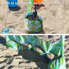 AMMSUN Beach Cabana, 6.2'6.2' Beach Canopy, Easy Set up and Take Down, Cabana Tent with Sand Pockets, Instant Sun Shade with Side Wall, Banana view 3
